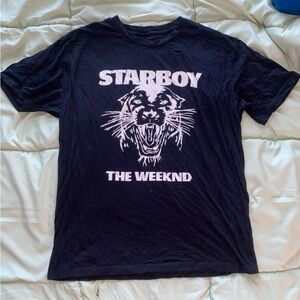 the weeknd starboy merch tee